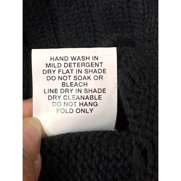 DISSH Ada Midi in Black Long Sleeve Stretch Ribbed Knit Stretch Dress XL - Picture 12 of 12